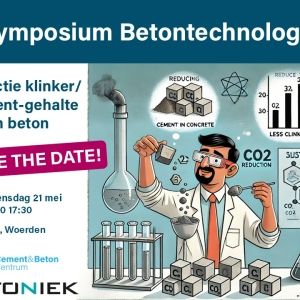 Reductie klinker- en cementgehalte in beton: Symposium op 21 mei